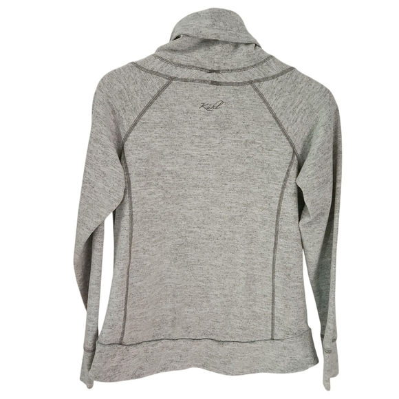 KUHL Lea grey Pullover Sweatshirt Cowl Neck - Women's medium - Picture 4 of 14